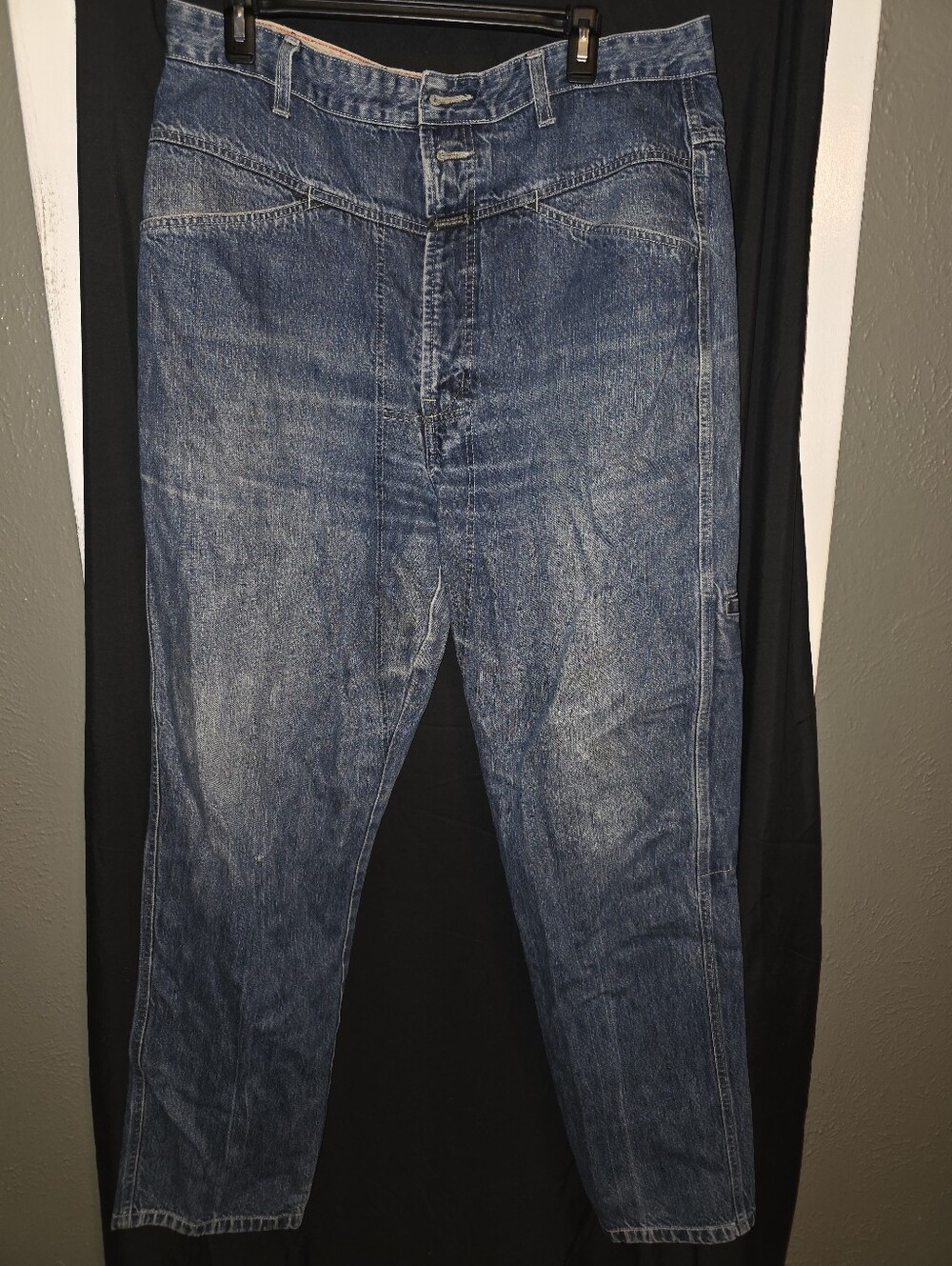 VTG Marithe Francois Girbaud Carpenter Baggy Jeans Size 36M Flaws